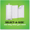 A Picture of product PGC-74801 Bounty® Select-a-Size 2-Ply Kitchen Roll Paper Towels. 5.9 X 11 in. White. 110 sheets/roll, 6 rolls/carton.