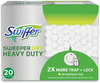 A Picture of product PGC-77197 Swiffer® Heavy-Duty Dry Refill Cloths 10.3 x 7.8, White, 20/Pack, 4 Packs/Carton