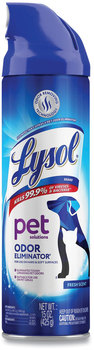 LYSOL® Brand Disinfectant Spray II Pet Odor Eliminator Fresh, 15 oz Aerosol 12/Carton