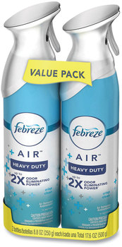 Febreze® AIR™ Aerosol Spray. 8.8 oz. Crisp Clean scent. 2 cans/pack.