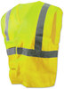 A Picture of product BWK-00036 Boardwalk® Class 2 Safety Vests Standard, Lime Green/Silver