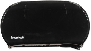 Boardwalk® Jumbo Twin Toilet Tissue Dispenser 20.25 x 6 12.25, Black