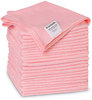 A Picture of product BWK-16PINCLOTHV2 Boardwalk® Microfiber Cleaning Cloths 16 x Pink, 24/Pack