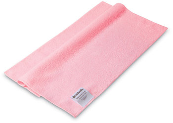 Boardwalk® Microfiber Cleaning Cloths 16 x Pink, 24/Pack