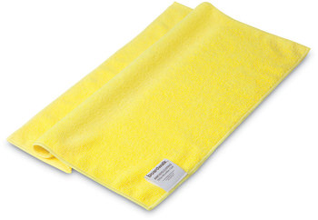 Boardwalk® Microfiber Cleaning Cloths 16 x Yellow, 24/Pack