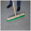 A Picture of product BWK-20724 Boardwalk® Floor Brush Head Broom 3" Green Flagged Recycled PET Plastic Bristles, 24"