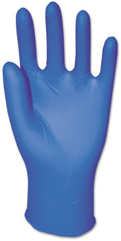 Boardwalk® Disposable General-Purpose Powder-Free Nitrile Gloves. Size Large. 5 mil. 9.5 in. Blue. 100 gloves/box.