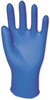 A Picture of product BWK-395LBXA Boardwalk® Disposable General-Purpose Powder-Free Nitrile Gloves. Size Large. 5 mil. 9.5 in. Blue. 100 gloves/box.