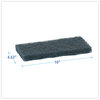 A Picture of product BWK-402 Boardwalk® Medium-Duty Scour Pad 10 x 4.63, Blue, 20/Carton