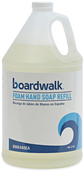 Boardwalk® Foaming Hand Soap Herbal Mint Scent, 1 gal Bottle, 4/Carton