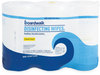 A Picture of product BWK-455W753 Boardwalk® Disinfecting Wipes 7 x 8, Lemon Scent, 75/Canister, 12 Canisters/Carton