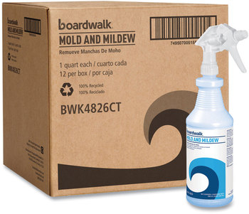 Boardwalk® Mold and Mildew Floral Scent, 32 oz Bottle, 12/Carton