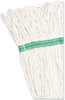 A Picture of product BWK-502WH Boardwalk® Super Loop Cotton/Synthetic Fiber Wet Mop Head. 5 in. Headband. Medium Size. White.