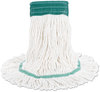 A Picture of product BWK-502WH Boardwalk® Super Loop Cotton/Synthetic Fiber Wet Mop Head. 5 in. Headband. Medium Size. White.