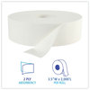 A Picture of product BWK-6102B Boardwalk® JRT Jumbo Roll Septic Safe Bathroom Tissue. 2-Ply. 3.5 in. X 2,000 ft. White. 6 rolls/carton.