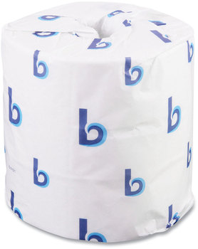 Boardwalk® Two-Ply Toilet Tissue 2-Ply Septic Safe, White, 4.5 x 500 Sheets/Roll, 96 Rolls/Carton