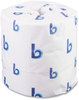 A Picture of product BWK-6155B Boardwalk® Two-Ply Toilet Tissue 2-Ply Septic Safe, White, 4.5 x 500 Sheets/Roll, 96 Rolls/Carton