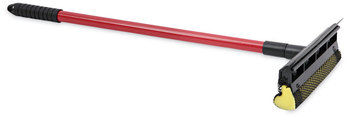 Boardwalk® General-Duty Squeegee 8" Wide Blade, Black/Red, 21" Handle