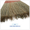 A Picture of product BWK-926C Boardwalk® Parlor Broom Corn Fiber Bristles, 55" Overall Length, Natural