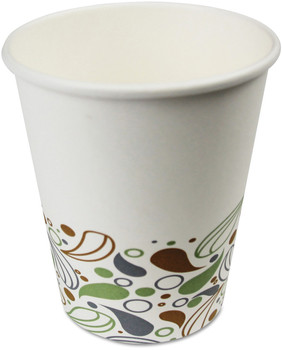 Boardwalk® Deerfield Printed Paper Hot Cups 8 oz, 50 Cups/Sleeve, 20 Sleeves/Carton
