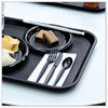 A Picture of product BWK-FORKHWPSBIW Boardwalk® Wrapped Heavyweight Polystyrene Cutlery Fork. Black. 1000 forks/carton.