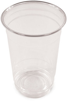Boardwalk® Clear Plastic PET Cups 10 oz, 50/Pack