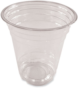 Boardwalk® Clear Plastic PET Cups 12 oz, 50/Pack