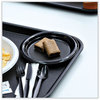 A Picture of product BWK-PLTHIPS6BL Boardwalk® Hi-Impact Plastic Dinnerware Plate, 6" dia, Black, 1,000/Carton