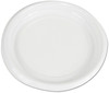 A Picture of product BWK-PLTHIPS9WH Boardwalk® Hi-Impact Plastic Dinnerware Plate, 9" dia, White, 500/Carton