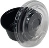 A Picture of product BWK-PRTN325BL Boardwalk® Soufflé/Portion Cups Souffle/Portion 3.25 oz, Polypropylene, Black, 2,500/Carton