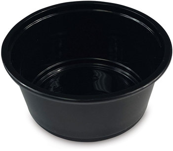 Boardwalk® Soufflé/Portion Cups Souffle/Portion 3.25 oz, Polypropylene, Black, 2,500/Carton