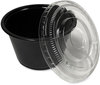 A Picture of product BWK-PRTN4BL Boardwalk® Soufflé/Portion Cups Souffle/Portion 4 oz, Polypropylene, Black, 2,500/Carton