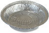 A Picture of product BWK-ROUND7CLID Boardwalk® Round Aluminum To-Go Container Lids Dome Lid, 7", Clear, Plastic, 500/Carton