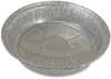 A Picture of product BWK-ROUND9CLID Boardwalk® Round Aluminum To-Go Container Lids Dome Lid, 9", Clear, Plastic, 500/Carton