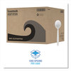 A Picture of product BWK-SOUPHWPPWH Boardwalk® Heavyweight Polypropylene Cutlery Soup Spoon. White. 1000/carton.