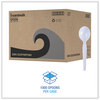 A Picture of product BWK-SOUPHWPSWH Boardwalk® Heavyweight Polystyrene Cutlery Soup Spoon. White. 1000/carton.