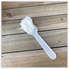 A Picture of product BWK-TASTERSPOON Boardwalk® Heavyweight Polypropylene Cutlery Tasting Spoon. White. 3000/carton.