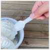 A Picture of product BWK-TASTERSPOON Boardwalk® Heavyweight Polypropylene Cutlery Tasting Spoon. White. 3000/carton.