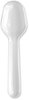 A Picture of product BWK-TASTERSPOON Boardwalk® Heavyweight Polypropylene Cutlery Tasting Spoon. White. 3000/carton.