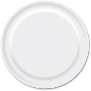 Boardwalk® Paper Dinnerware Plate, 9" Diameter, White, 1,000/Carton