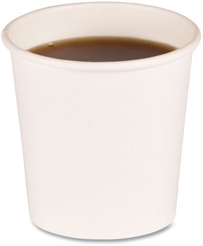 Boardwalk® Paper Hot Cups 4 oz, White, 50 Cups/Sleeve, 20 Sleeves/Carton