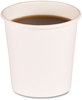 A Picture of product BWK-WHT4HCUP Boardwalk® Paper Hot Cups 4 oz, White, 50 Cups/Sleeve, 20 Sleeves/Carton