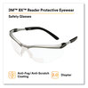 A Picture of product MMM-1137500000 3M™ BX™ Molded-In Diopter Safety Glasses 2.0+ Strength, Silver/Black Frame, Clear Lens