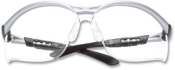 3M™ BX™ Molded-In Diopter Safety Glasses 2.0+ Strength, Silver/Black Frame, Clear Lens