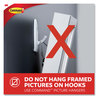 A Picture of product MMM-170834ES Command™ General Purpose Hooks Large, Plastic, White, 5 lb Capacity, 4 and 6 Strips/Pack