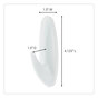 A Picture of product MMM-17083S16NA Command™ Designer Hooks Large, Plastic, White, 5 lb Capacity, 16 and 24 Strips/Pack