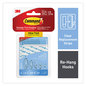 A Picture of product MMM-17200CLRES Command™ Assorted Refill Strips Removable, (8) Small 0.75 x 1.75, (4) Medium 2.75, Large 3.75, Clear, 16/Pack