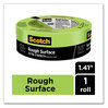 A Picture of product MMM-206036AP Scotch® Rough Surface Extra Strength Painter's Tape 3" Core, 1.41" x 60.1 yds, Green