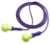 A Picture of product MMM-3181001 3M™ E·A·R™ Push-Ins™ Single-Use Earplugs Reusable Corded, 28 dB NRR, Blue/Yellow, 100 Pairs