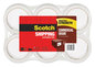 A Picture of product MMM-37506 Scotch® 3750 Commercial Grade Packaging Tape 3" Core, 1.88" x 54.6 yds, Clear, 6/Pack